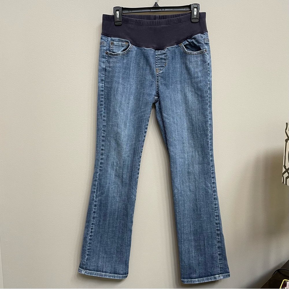 EUC Mimi Maternity Low Belly Panel Jeans - Size Medium